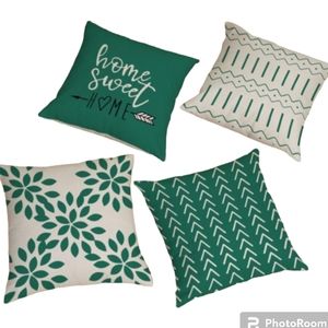 Home Sweet Home Arrow Pillow Shams - Set of 4 - NEW